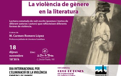 Acte “La violència de gènere en la literatura”